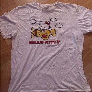size large hello kitty tee